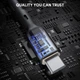 Кабель Aukey 240 W USB Type-C – USB Type-C 1.8 m Black (CB-SCC242) - зображення 10