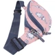 Бананка Bagland Bella 2 л ткань 600D W/R 13x21x5 см вишневая - изображение 2