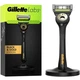 Станок для гоління чоловічий (Бритва) Gillette Labs 5 лез з 1 змінним картриджем та підставкою Чорний - зображення 1