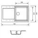 Кухонна мийка Zerix ZS-7950S-03 780x495 урізна, прямокутна, чорний матовий (ZX4580) - зображення 2