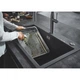 Гранітна мийка для кухні Grohe K700 780x510 урізна, прямокутна, чорна (31652AP0) - зображення 5