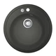 Гранитная мойка для кухни Grohe K200 510x510 врезная, круглая, черная (31656AT0) - изображение 1
