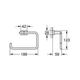 Кільце для рушника Grohe Essentials Cube New (40510001) - зображення 2