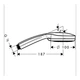 Ручний душ Hansgrohe Croma 100 Vario, хром (28535000) - изображение 4