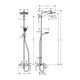 Hansgrohe Crometta E Showerpipe 240 Душова система для ванни, хром (27298000) - зображення 2