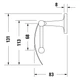 Бумагодержатель без крышки Duravit Starck T (цвет - хром) - изображение 4