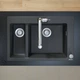 Hansgrohe S51 S510-F635 Кухонна мийка, графітово-чорна (43315170) - зображення 8
