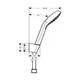 Hansgrohe Croma Select E Душевой набор, белый/хром (26412400) - изображение 4