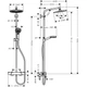 Душова система Hansgrohe Crometta S240 1jet, хром (27267000) - зображення 4