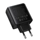 Сетевое зарядное устройство 65W HOCO C160A USB/2хType-C с кабелем Type-C - Type-C - изображение 6