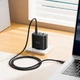 Сетевое зарядное устройство 65W HOCO C160A USB/2хType-C с кабелем Type-C - Type-C - изображение 7