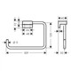 Полотенцедержатель - кільце Hansgrohe AddStoris, Matt White (41754700) - изображение 2
