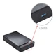 Зовнішній карман HDD 3.5" / 2.5" SATA USB 3.0 - USB ShuoLe бокс для жорсткого диска з блоком живлення Чорний корпус (CN300058) - зображення 9