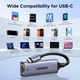 Мережевий адаптер UGREEN USB-C to Ethernet RJ45 (Gigabit 1000Mbps) для MacBook, iPhone та ноутбуків - зображення 4