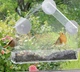 Прозрачная кормушка для птиц на окно Домик - изображение 4