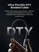 Kabel Aukey 240 W USB Type-C – USB Type-C 1 m Grey (CB-DCC241) - obraz 5