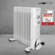 Масляный обогреватель 2300 Вт 11 секций для дома белый CLATRONIC HE0859 - изображение 4