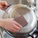 Меламиновая губка BLACK MelaminSponge с абразивным покрытием 10х7х2.5 см набор 3 шт. - изображение 4