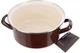Garnek emaliowany Orion Brown Brązowy 2.2  l (8592381218522) - obraz 5
