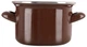 Garnek emaliowany Orion Brown Brązowy 950 ml (8592381218461) - obraz 2