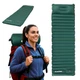 Надувний матрац для кемпінгу Outtec Pillow TPU O-42638 200 x 66,5 см з подшкою Зелений (5905884426388) - зображення 12