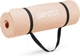Широкий килимок для йоги та фітнесу Gymtek NBR 1.5 см Peach Fuzz (5905884426661) - зображення 2