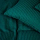 Съемный чехол для подушки MirSon Pique №10-05 Arrowline Emerald 50х70 см (2200013811800) - изображение 1