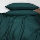 Съемный чехол для подушки MirSon Pique №10-05 Arrowline Emerald 60х60 см (2200013811817) - изображение 2
