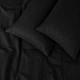 Съемный чехол для подушки MirSon Pique №10-06 Arrowline Black 60х60 см (2200013811848) - изображение 1
