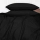 Съемный чехол для подушки MirSon Pique №10-06 Arrowline Black 60х60 см (2200013811848) - изображение 2