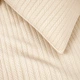 Съемный чехол для подушки MirSon Pique №10-03 Arrowline Cream 50х70 см (2200013811749) - изображение 1