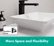 Смеситель для раковины HANSGROHE Vernis Shape 190 71562670 с донным клапаном - изображение 6