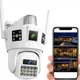 WIFI камера видеонаблюдения 12 Мп поворотная уличная с ИК подсветкой и защитой IP66 SD 39 - изображение 1