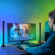 Світлодіодні RGB лампи 24 см 10 Вт USB чорний з пультом дистанційного керування для настільного освітлення 2 шт. - зображення 2