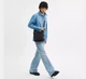 Сумка через плечо Coach Houston Flight Bag In Signature Canvas чёрная. - изображение 6