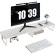 Подставка для монитора Brateck G600 подставка-органайзер White - изображение 3