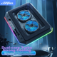 Охлаждающая подставка для ноутбука Ice Coorel A5 2Fan 4USB RGB - изображение 2