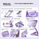 Подставка для ноутбука WELAXI FZ3 Future Series 360° Purple - изображение 4