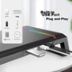 Підставка для монітора Ice Coorel T1 з RGB-підсвіткою - зображення 3