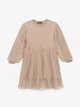 Сукня однотонна для дівчинки GENUA 14743 104 см Капучино shop (2000999662669) - изображение 1