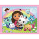 Zestaw puzzle Trefl 2 w 1 Gabi z kocim przyjacielem. Gabbys Dollhouse 48-30-24 elementów (5900511933826) - obraz 4
