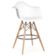 Стілець Тауер Вуд Eames барний високий білий - изображение 1