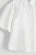 Сорочка жіноча COS puff-sleeve cotton shirt 1309660001 Eur 34 Білий - изображение 6