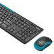 Бездротовий комплект миші та клавіатури Logitech Wireless Combo MK275 / USB 2.4 ГГц / 10 метрів / Чорний (920-008535) - зображення 4