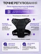 Шлея для собак маленьких мелких пород усиленная собачья шлейка для маленькой собаки GIYOOMI размер S 25-64 см шлейки собачьи шлеи на собаку чёрная (002213) - изображение 4