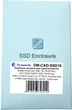 Зовнішня кишеня Dynamode для M.2 SSD NVMe (PCIe)/M.2 SSD SATA combo - USB3.2 GEN2 Type-C, RGB-підсвітка, металевий корпус (DM-CAD-SSD16) - зображення 12