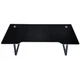 Геймерский компьютерный стол X-TABLE 120×60×77 см Черный, металлические ножки. 2 отверстия для кабелей - изображение 3