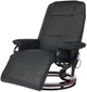 Крісло для відпочинку Recliner sofa Чорне з масажем (6 вібраційних зон) та обігрівом, з регулюванням нахилу спинки та висувною підніжкою - зображення 4