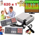Ігрова приставка стаціонарна Dendy NES 620 ігор консоль ігрова 8 біт денді з двома джойстиками підключення до ТВ через AV кабель дитяча ретро для двох гравців портативна ігрова система денді ретро для телевізора класична NES - зображення 5