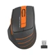 Мышь A4Tech Fstyler FG30S Wireless, 1000-2000DPI, 2.4G, 1xAA, Orange - изображение 1